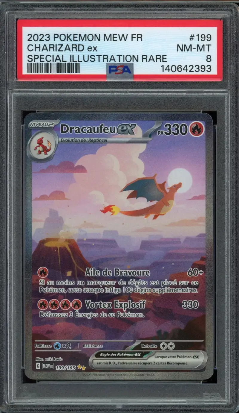 PSA 8 Dracaufeu Ex