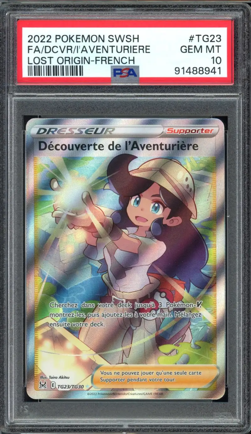 PSA 10 Découverte de l'Aventurière