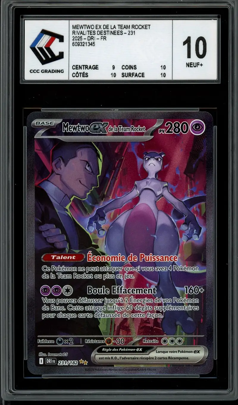CCC 10 Mewtwo Ex de la Team Rocket