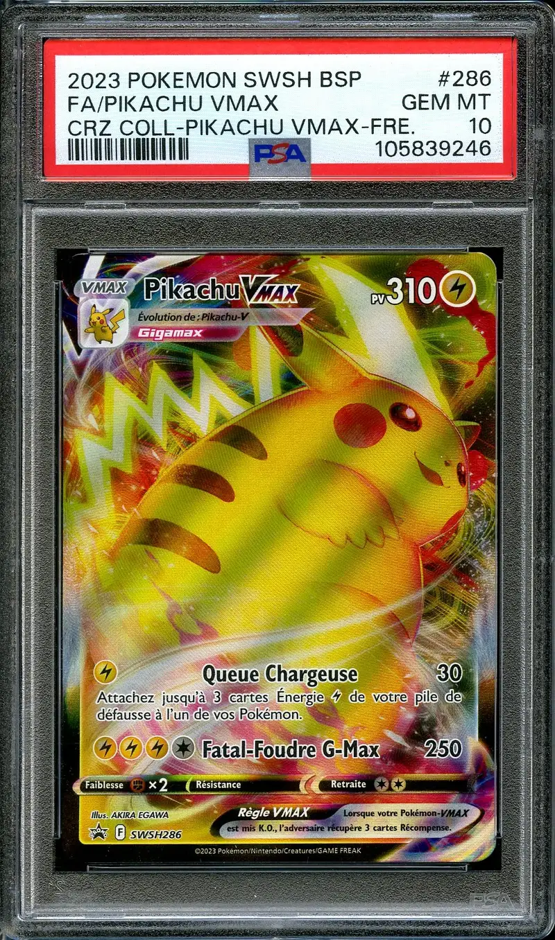 PSA 10 Pikachu VMax