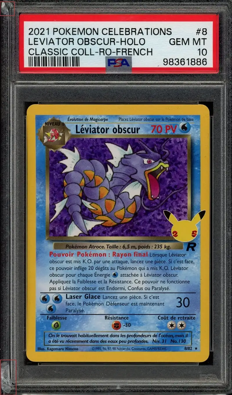 PSA 10 Léviator Obscur Holo