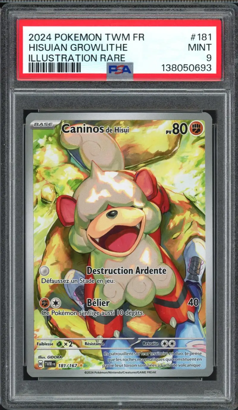 PSA 9 Caninos de Hisui