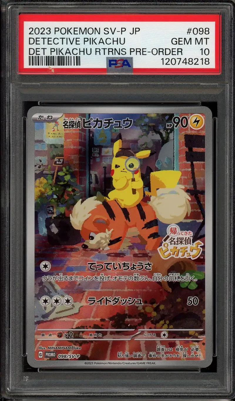 PSA 10 Detective Pikachu