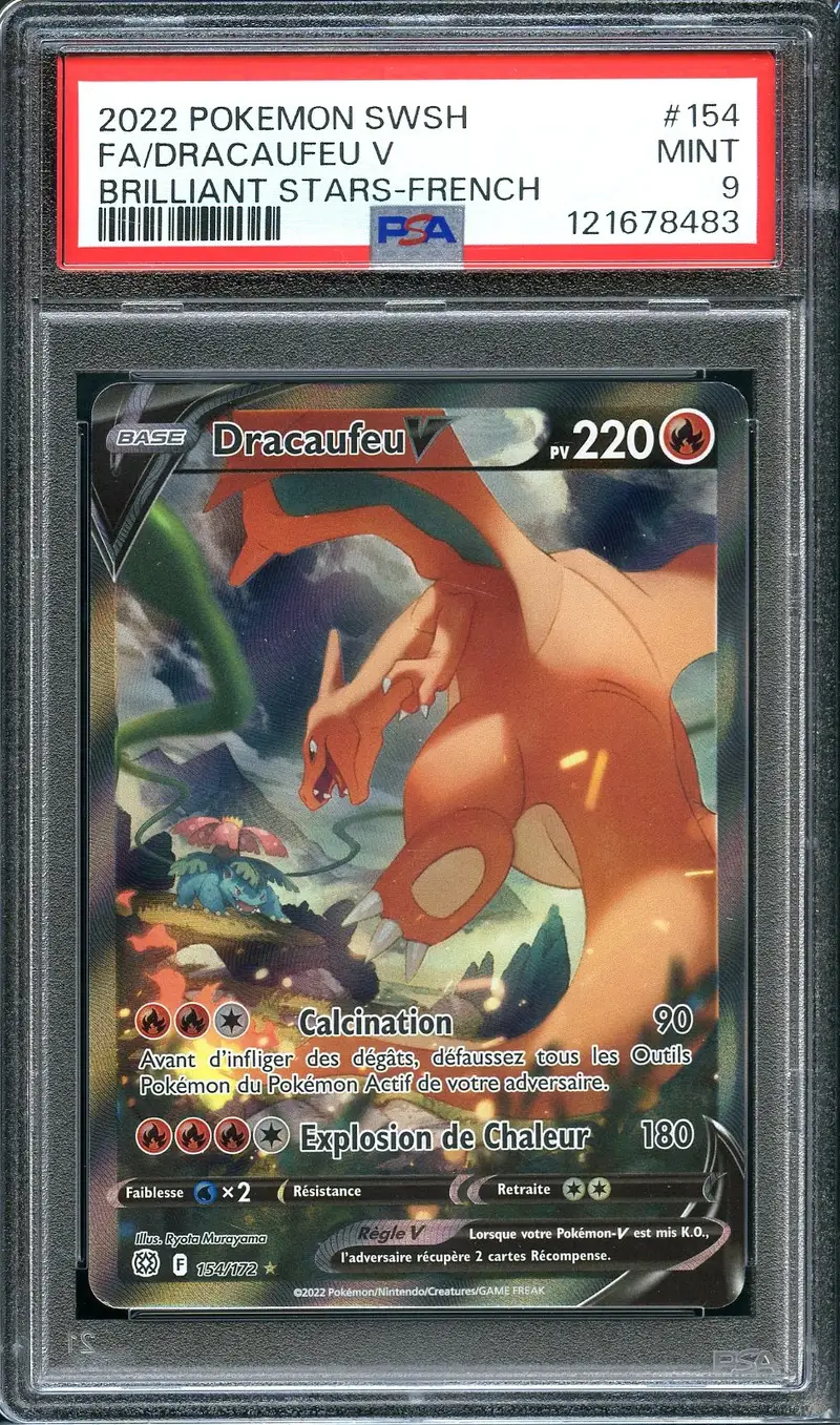 PSA 9 Dracaufeu V