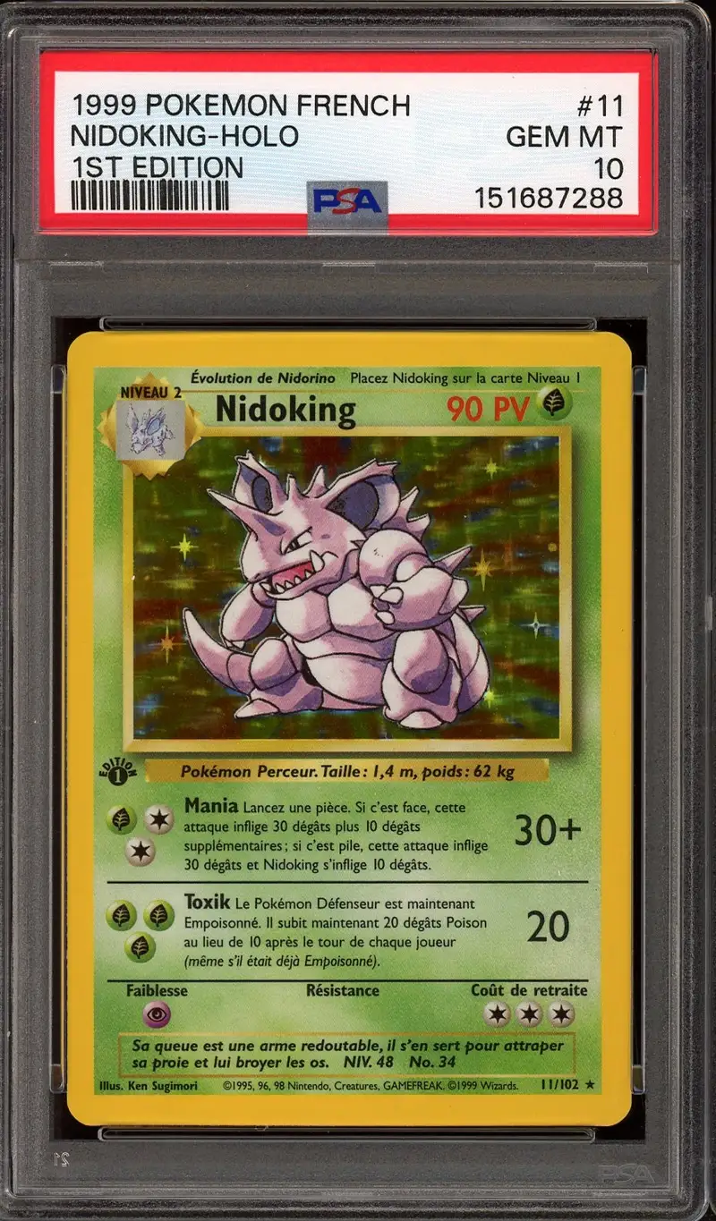 PSA 10 Nidoking Holo