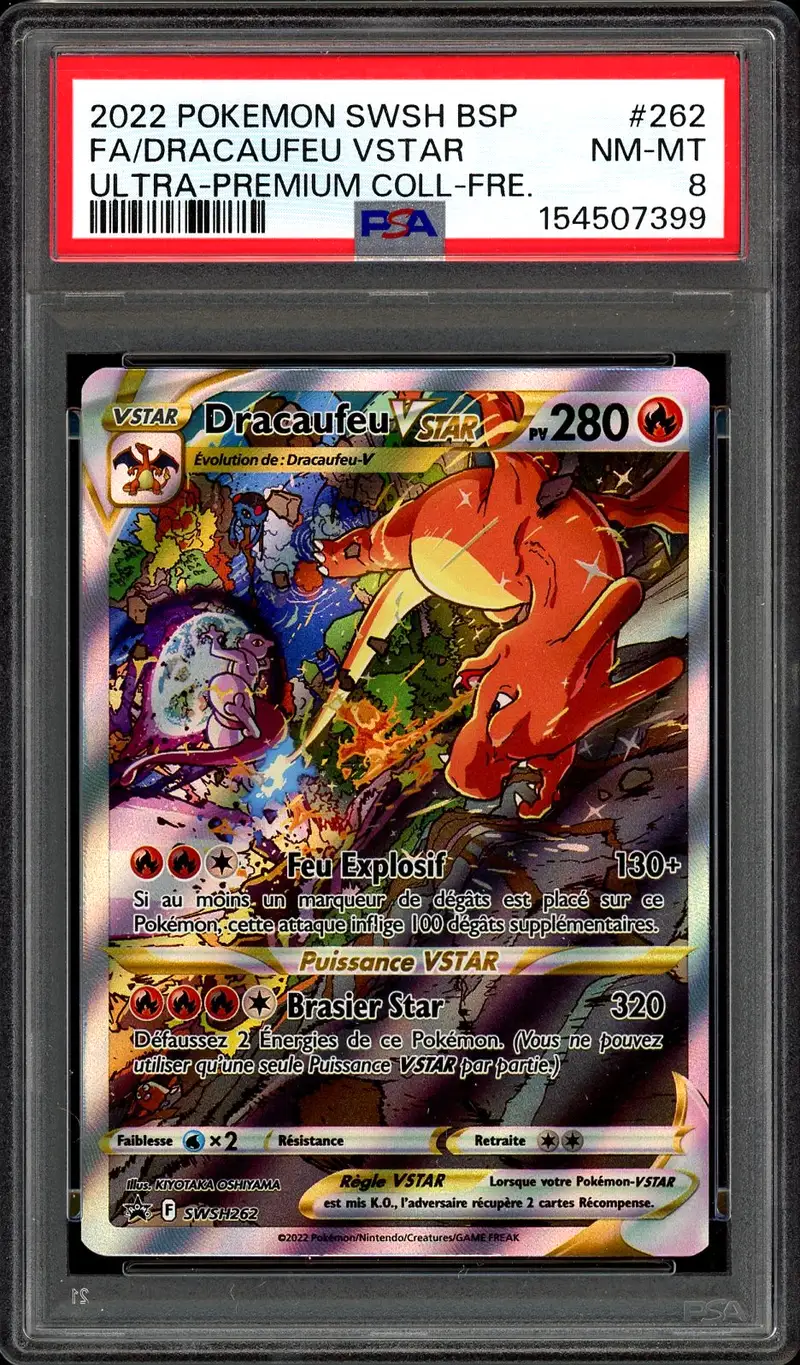 PSA 8 Dracaufeu VStar