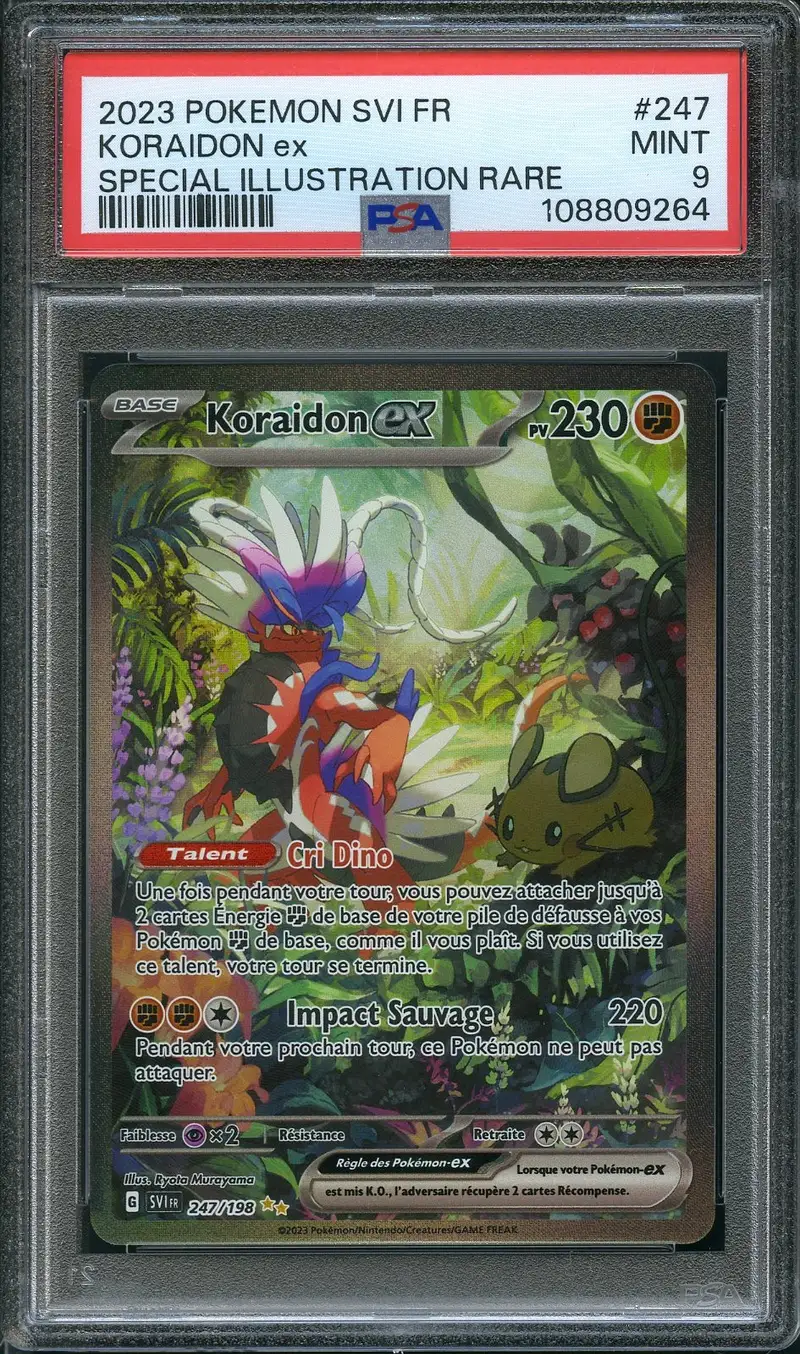 PSA 9 Koraidon Ex