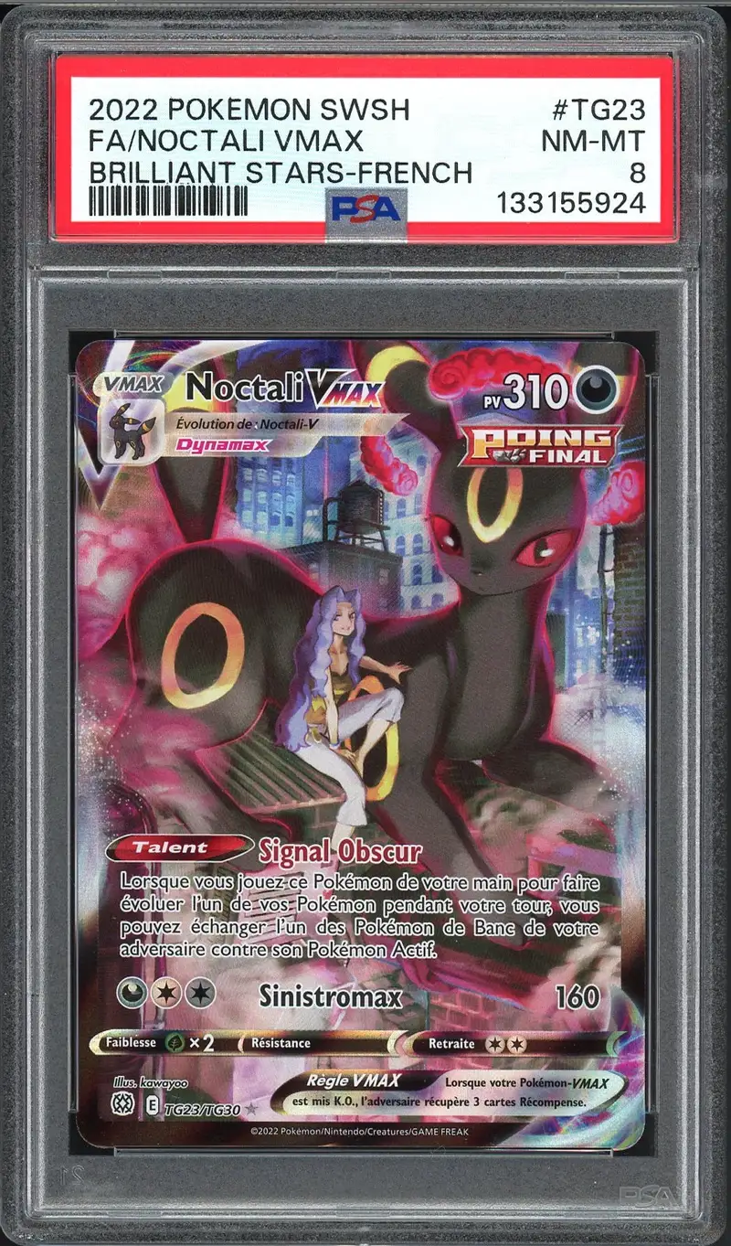 PSA 8 Noctali VMax