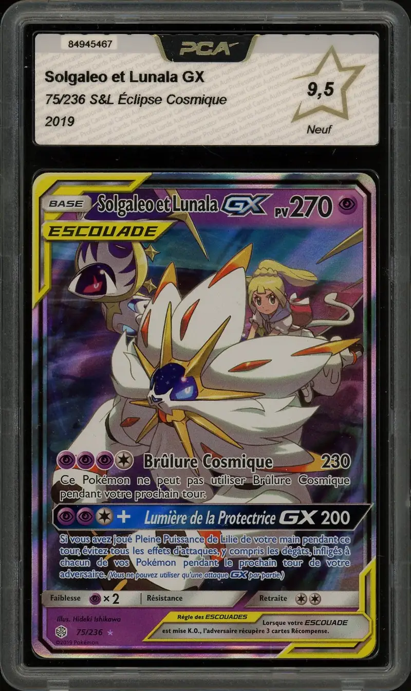 PCA 9.5 Solgaleo et Lunala Gx