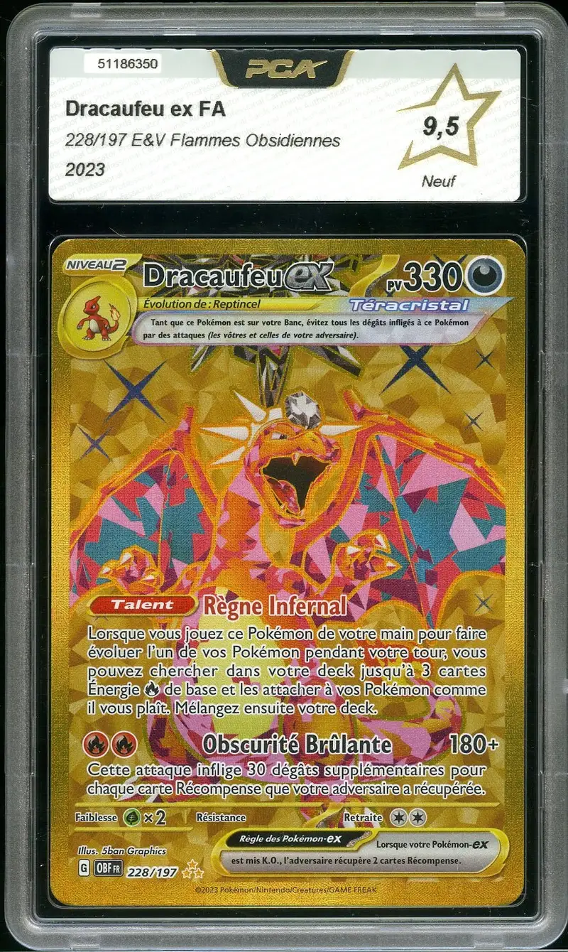 PCA 9.5 Dracaufeu Ex Gold