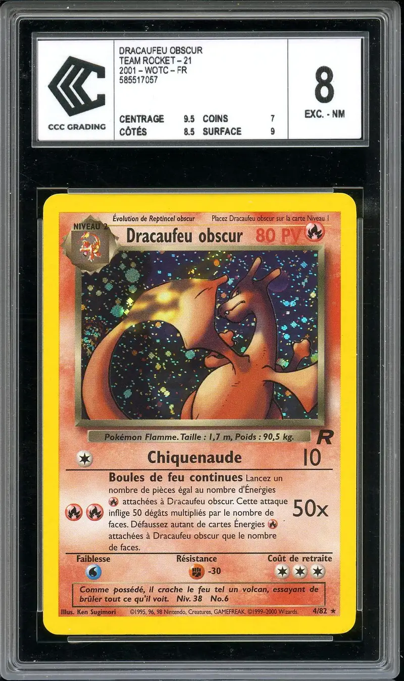 CCC 8 Dracaufeu Obscur Holo