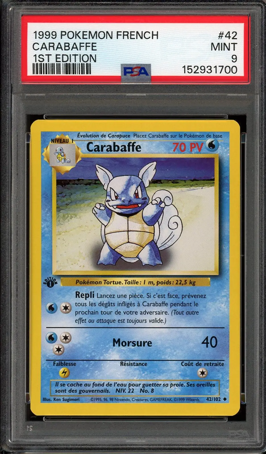 PSA 9 Carabaffe