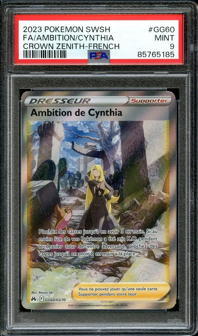 PSA 9 Ambition de Cynthia