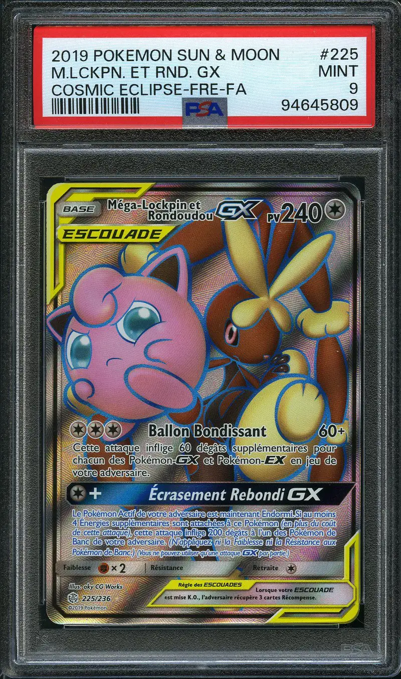 PSA 9 Méga-Lockpin et Rondoudou Gx