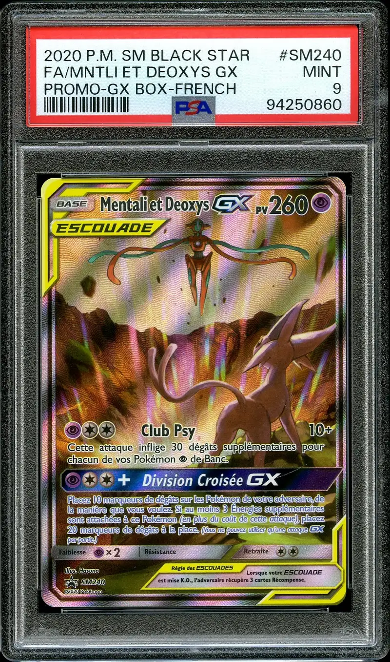 PSA 9 Mentali et Deoxys Gx