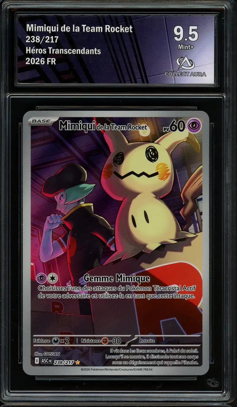 PSA 10 Team Rocket's Mimikyu