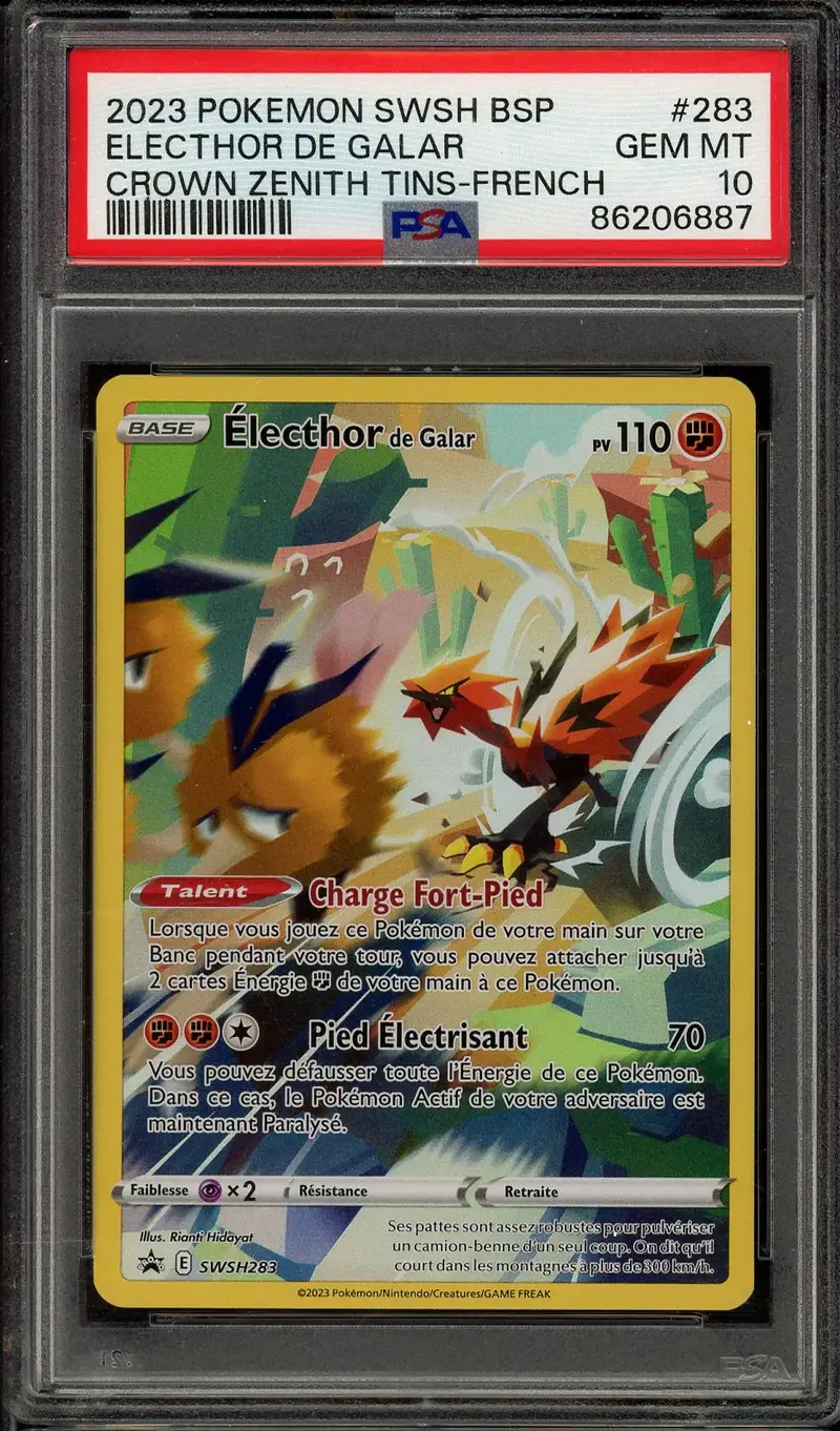 PSA 10 Electhor de Galar
