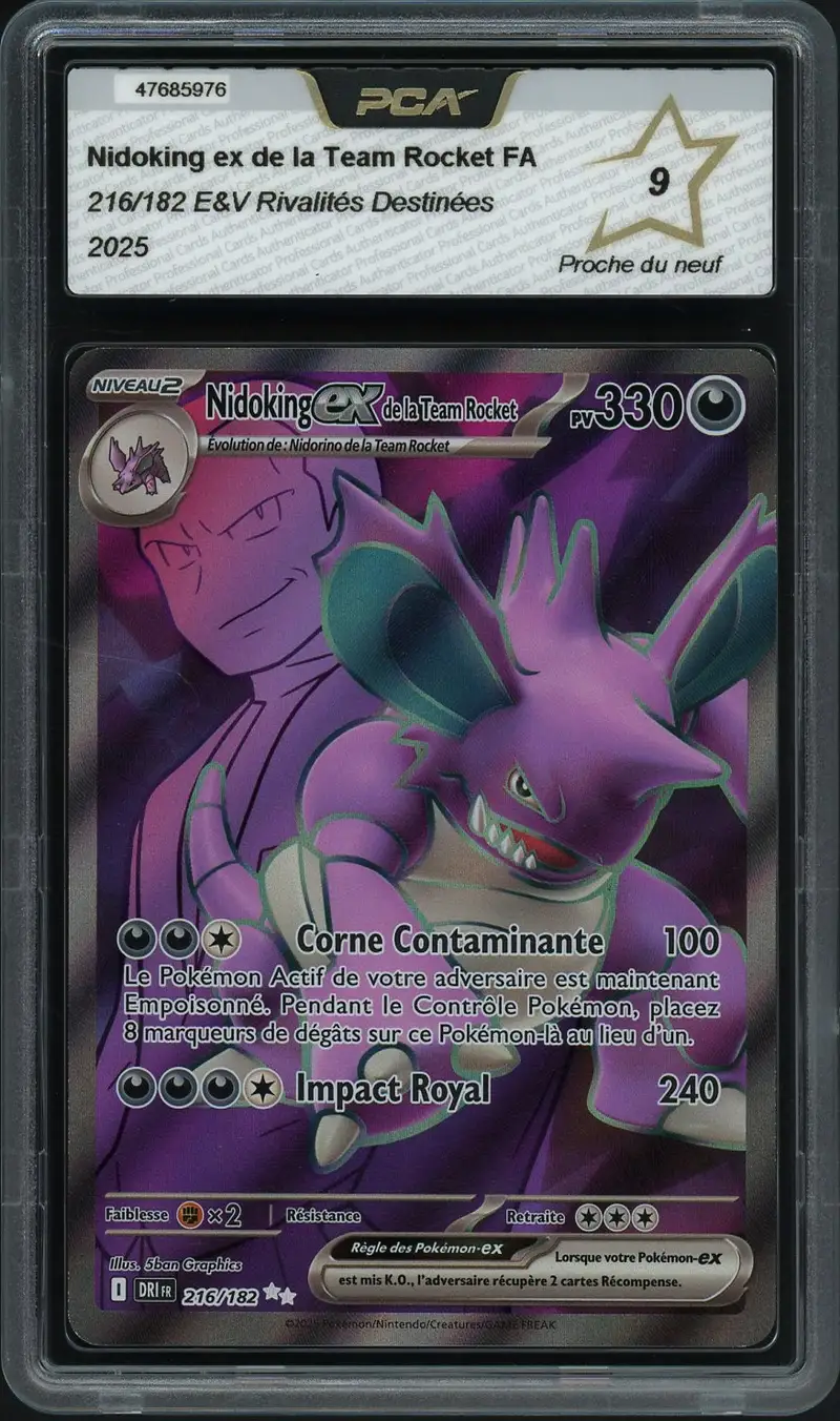 PCA 9 Nidoking Ex de la Team Rocket
