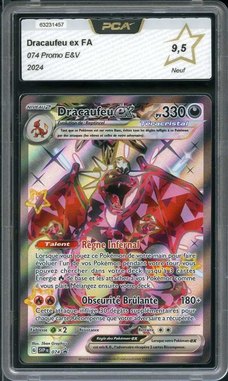 PCA 9.5 Dracaufeu Ex