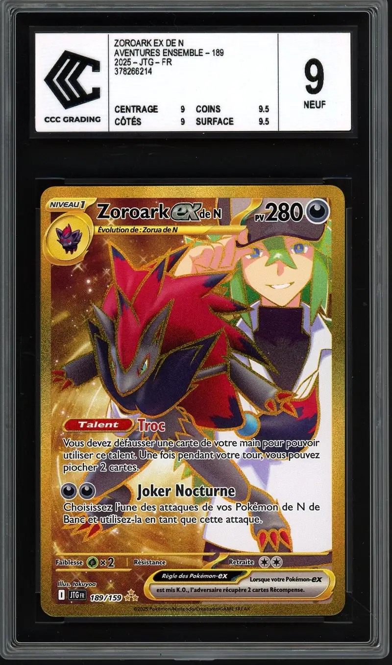 CCC 9 Zoroark Ex de N Gold