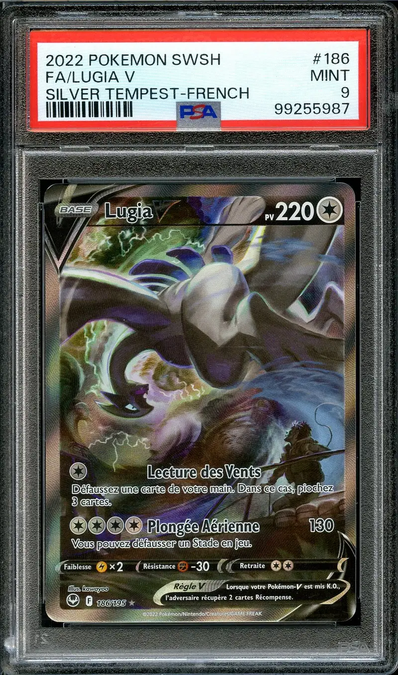 PSA 9 Lugia V