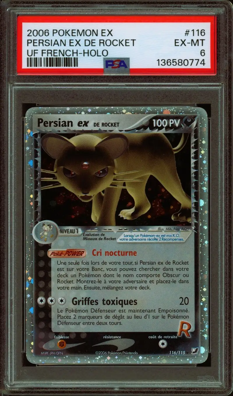 PSA 6 Persian Ex de Rocket