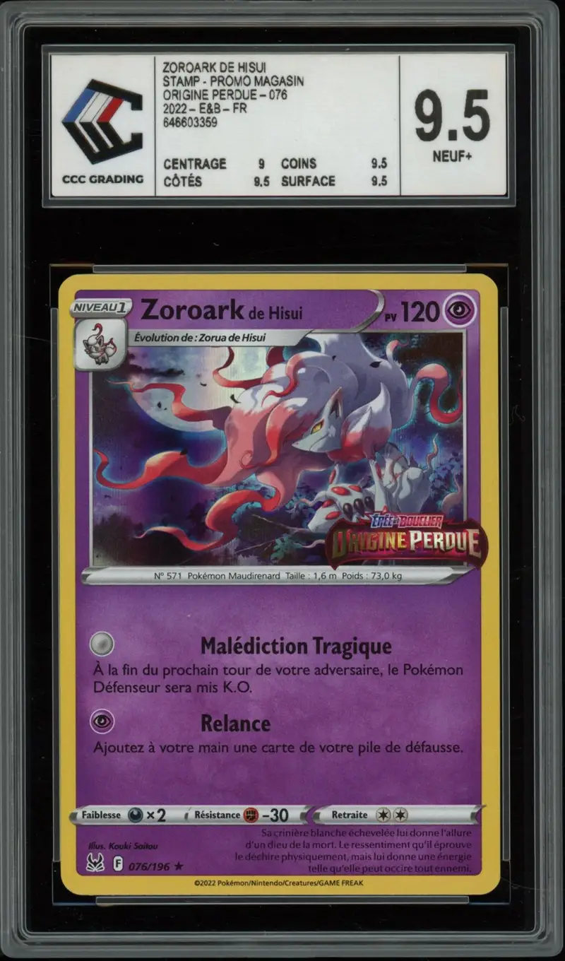 CCC 9.5 Zoroark de Hisui Holo