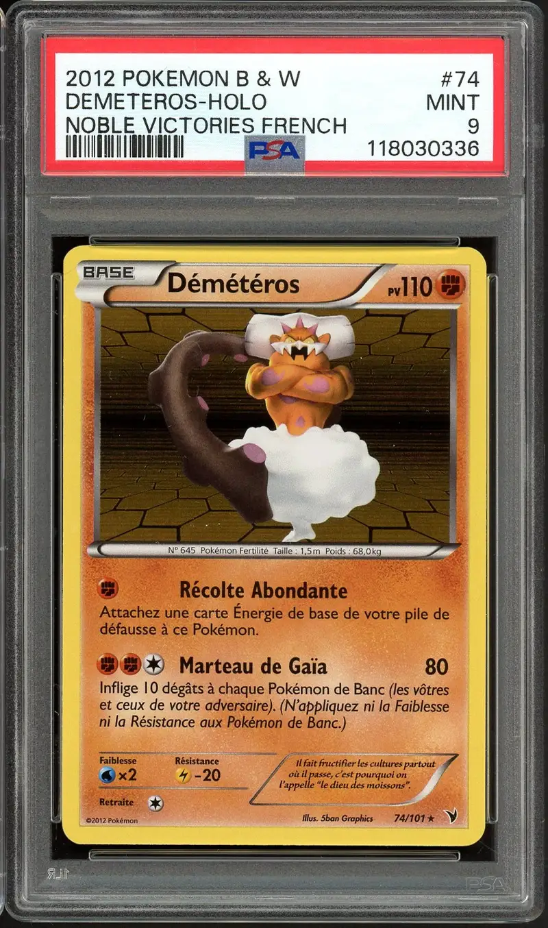 PSA 9 Démétéros Holo