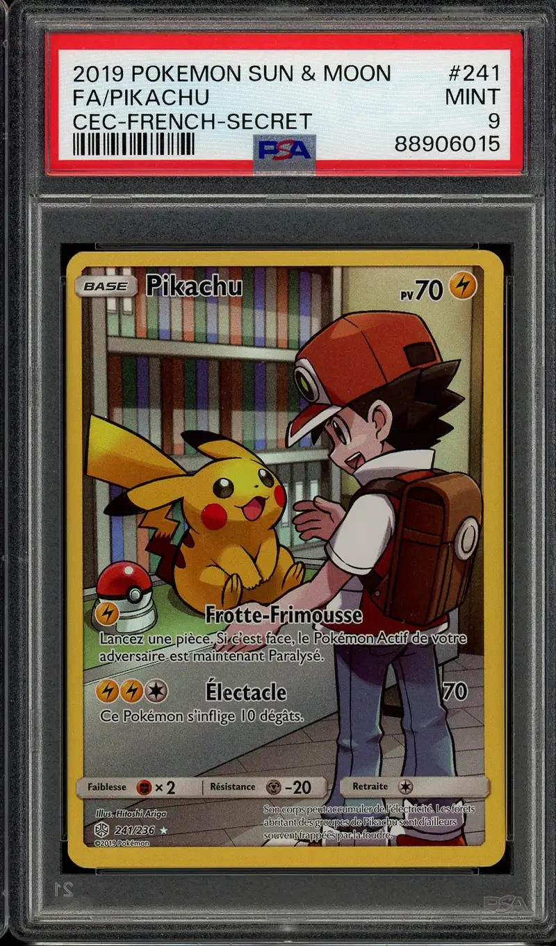 PSA 9 Pikachu