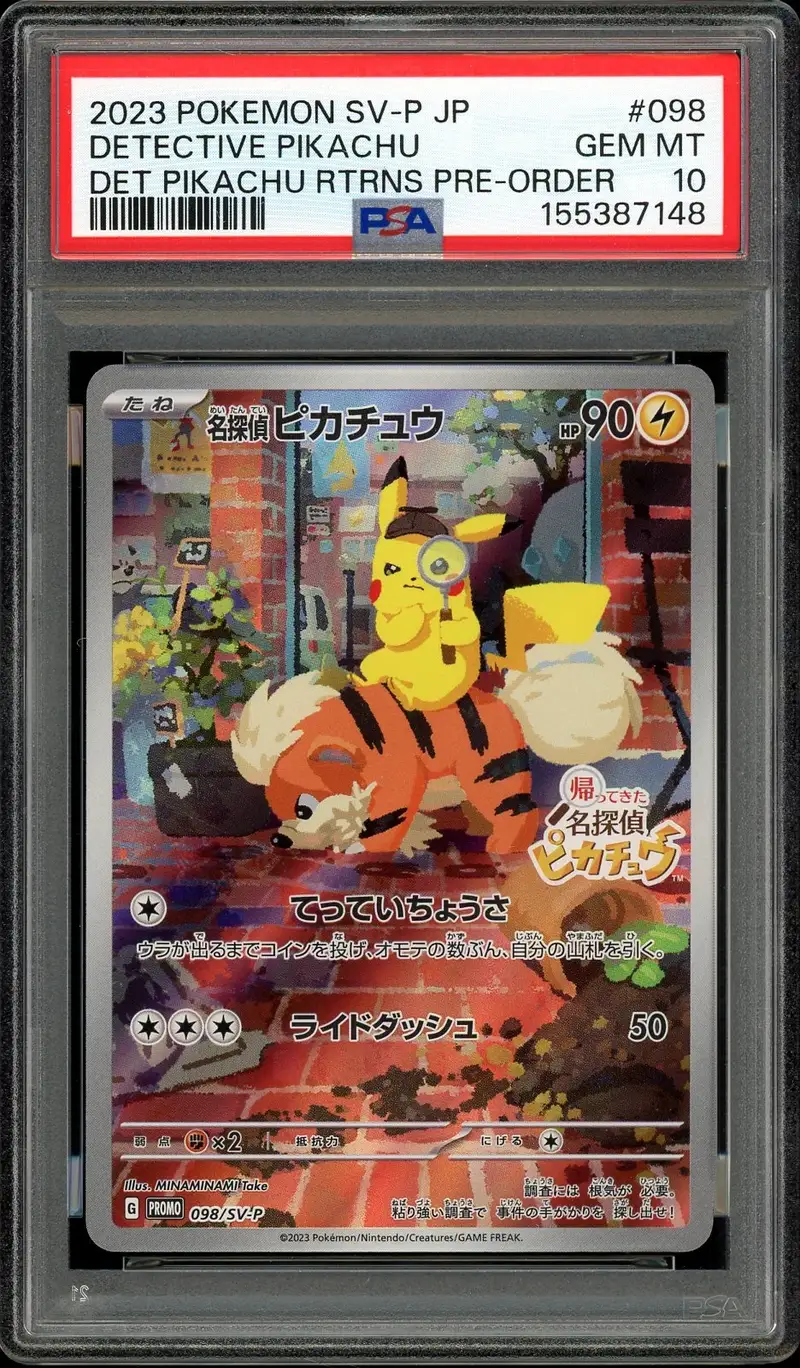 PSA 10 Detective Pikachu
