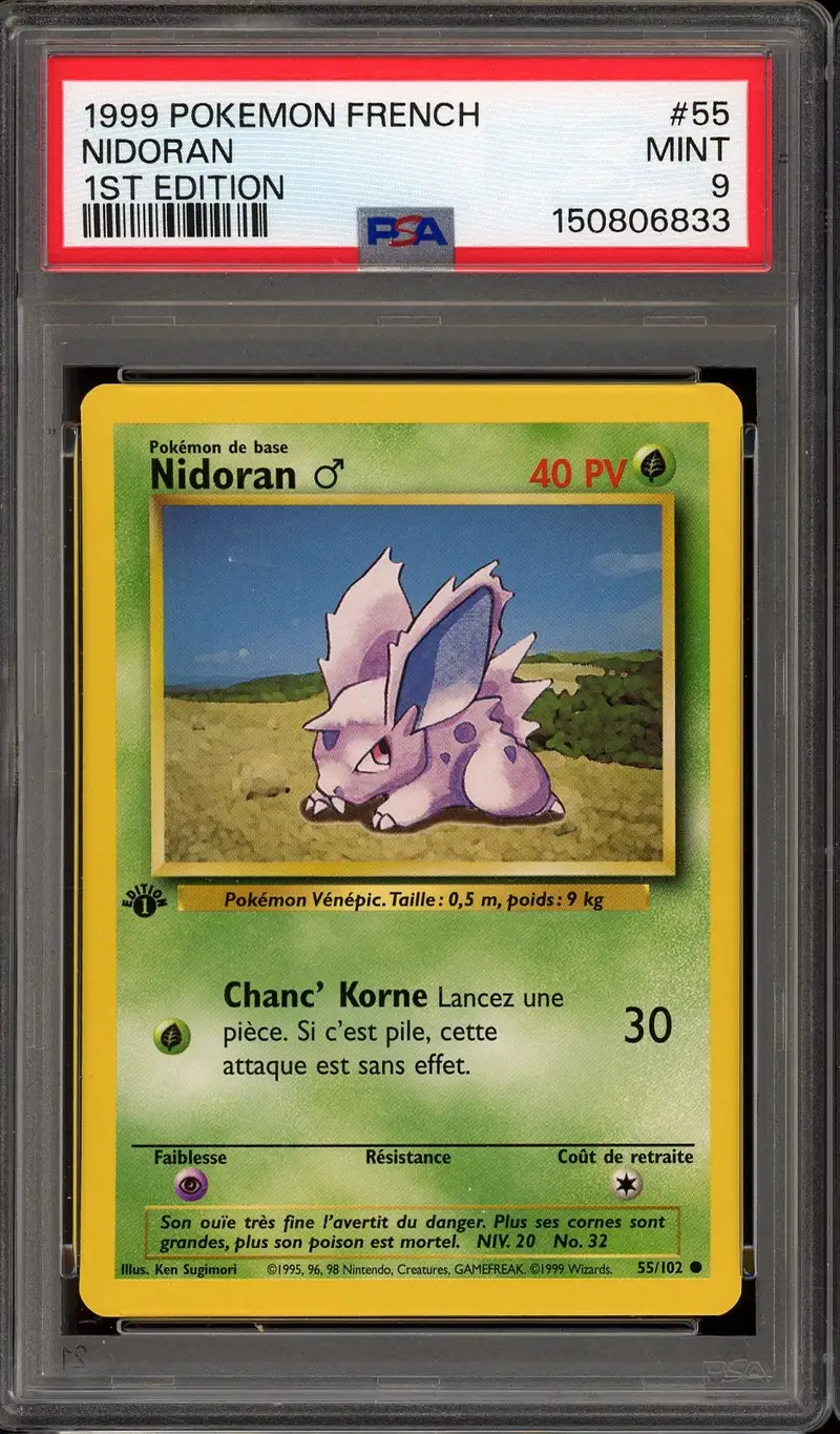 PSA 9 Nidoran M