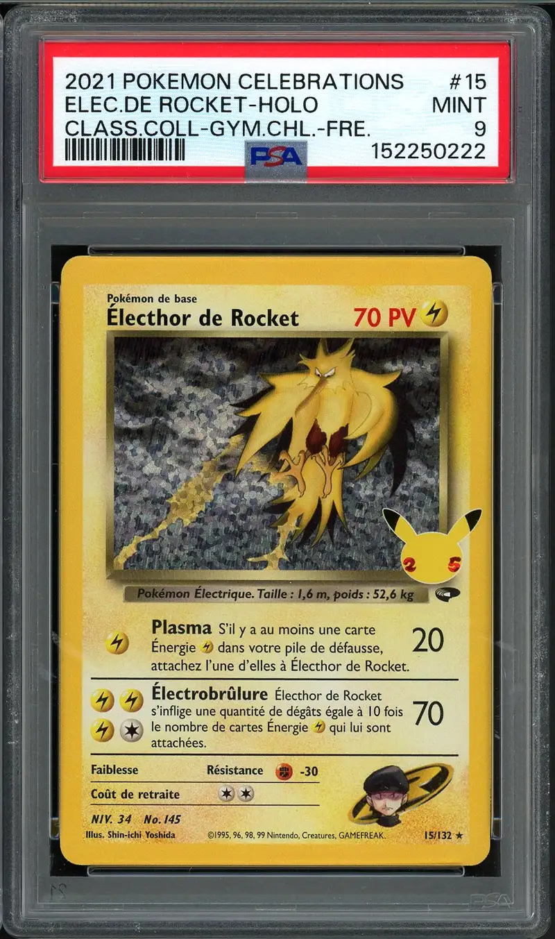 PSA 9 Electhor de Rocket Holo