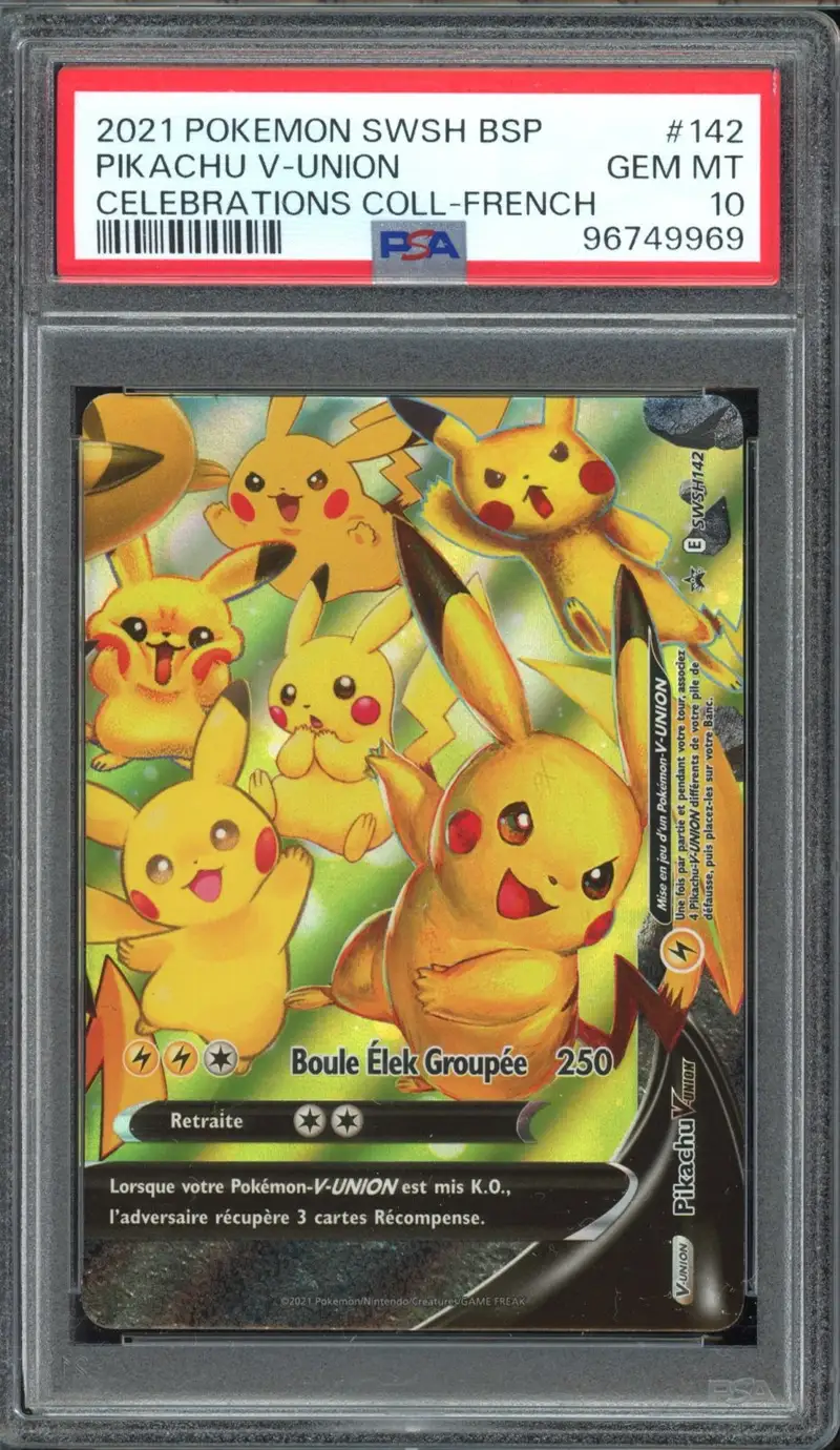 PSA 10 Pikachu V Union