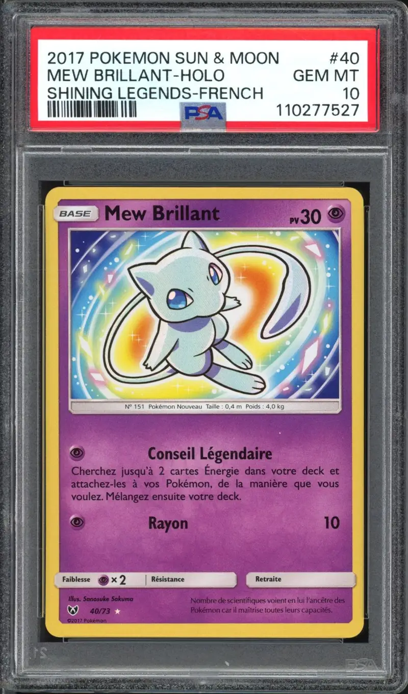 PSA 10 Mew Brillant