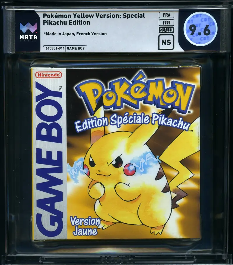 WATA 9.6 Pokemon Version Jaune