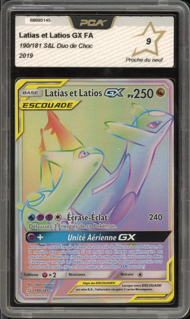 PCA 9 Latias et Latios Gx Rainbow