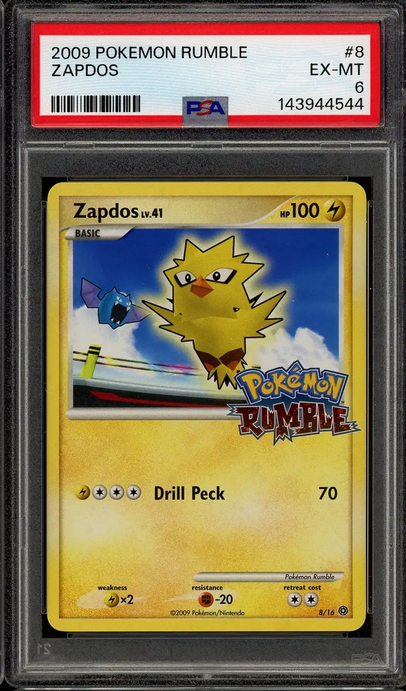 PSA 6 ZAPDOS Rumble