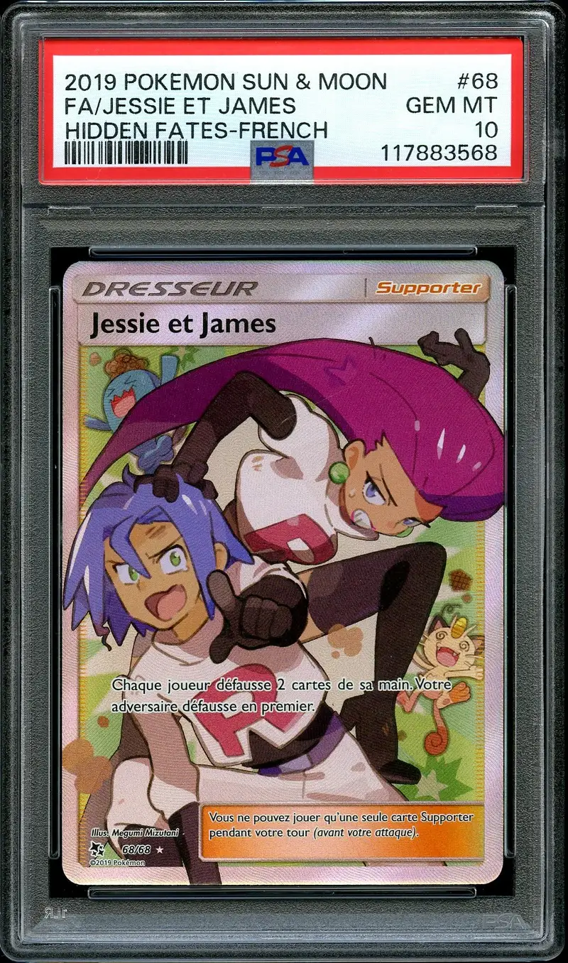 PSA 10 Jessie et James