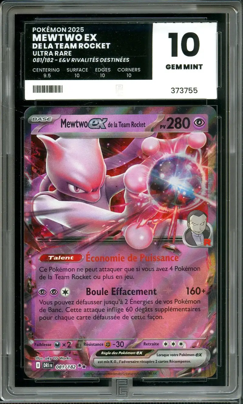 PG 10 Mewtwo Ex de la Team Rocket