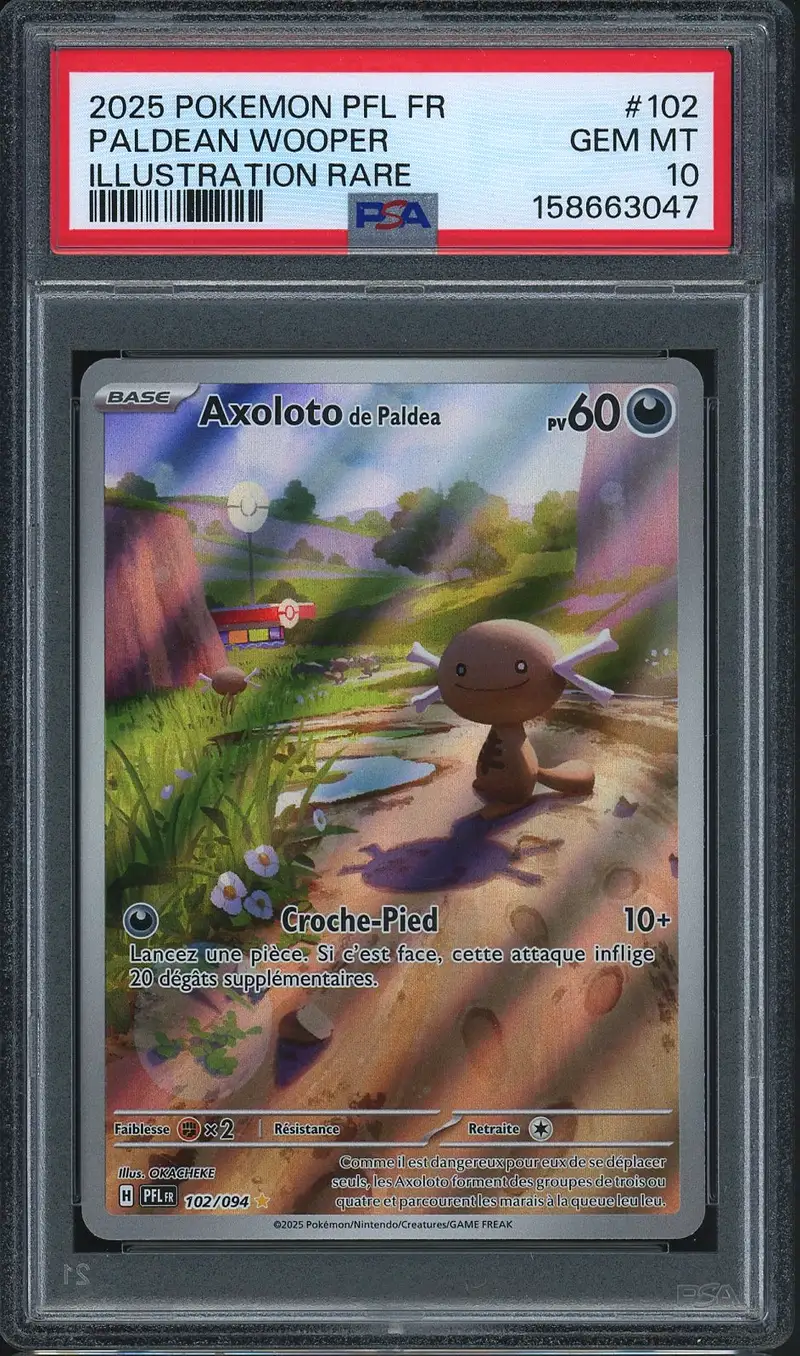 PSA 10 Axoloto de Paldéa
