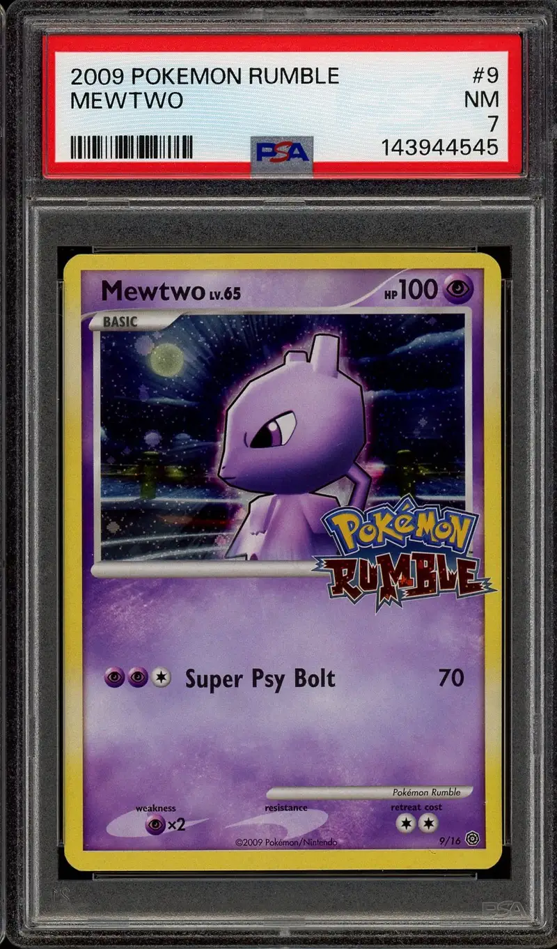 PSA 7 MewTwo Rumble