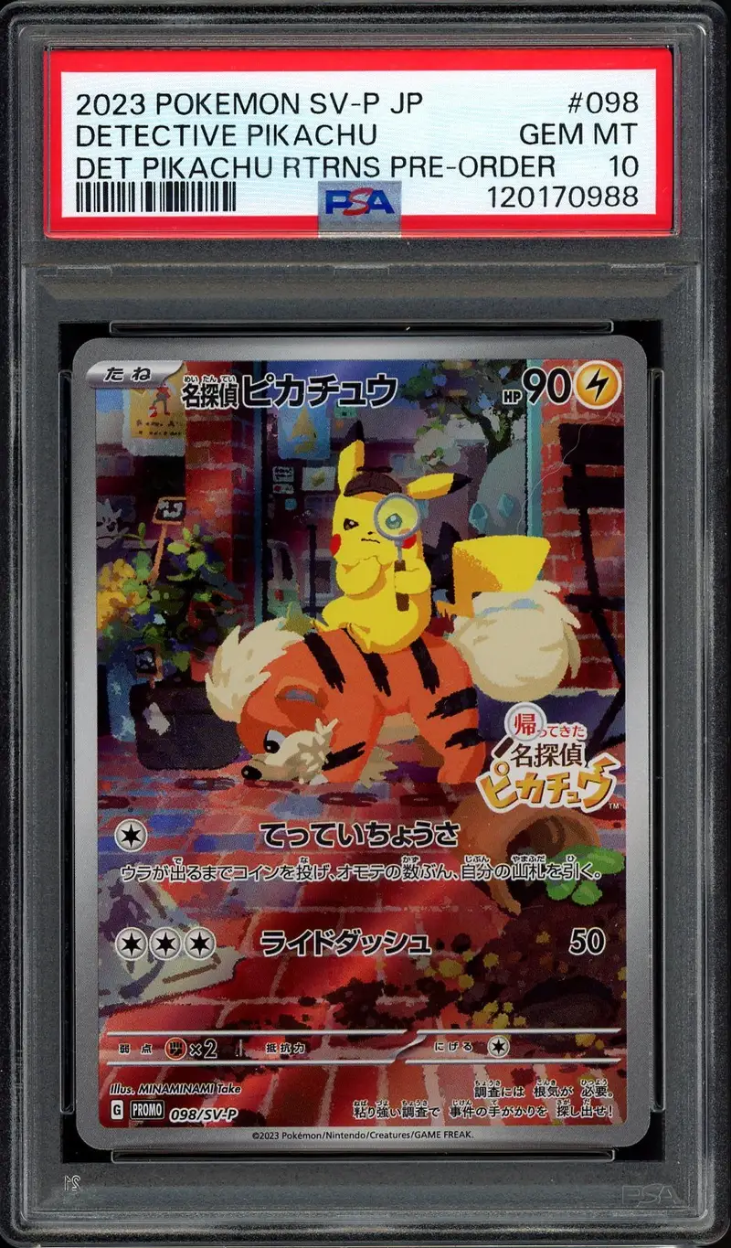 PSA 10 Detective Pikachu
