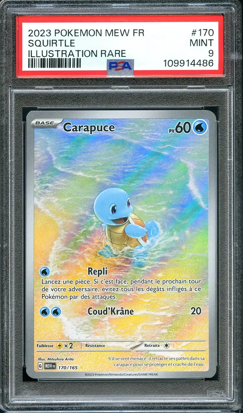 PSA 9 Carapuce