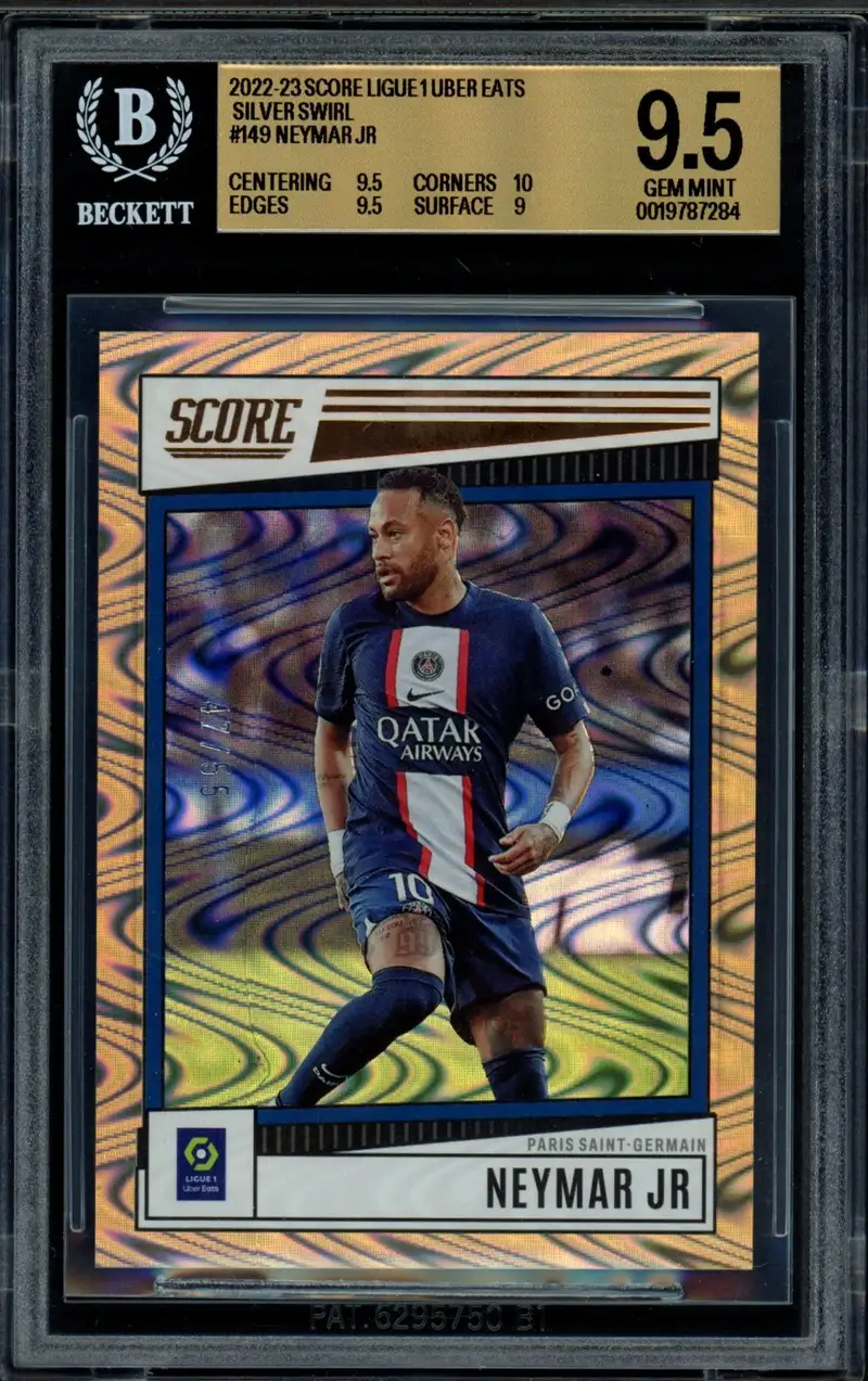 BGS 9.5 Neymar Jr. Silver Swirl