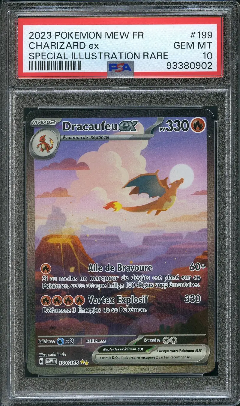 PSA 10 Dracaufeu Ex