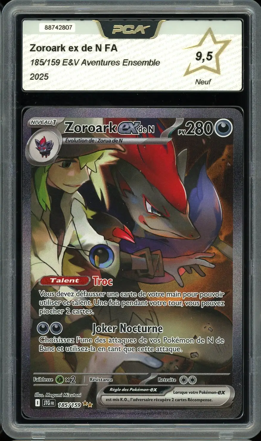 PCA 9.5 Zoroark Ex de N