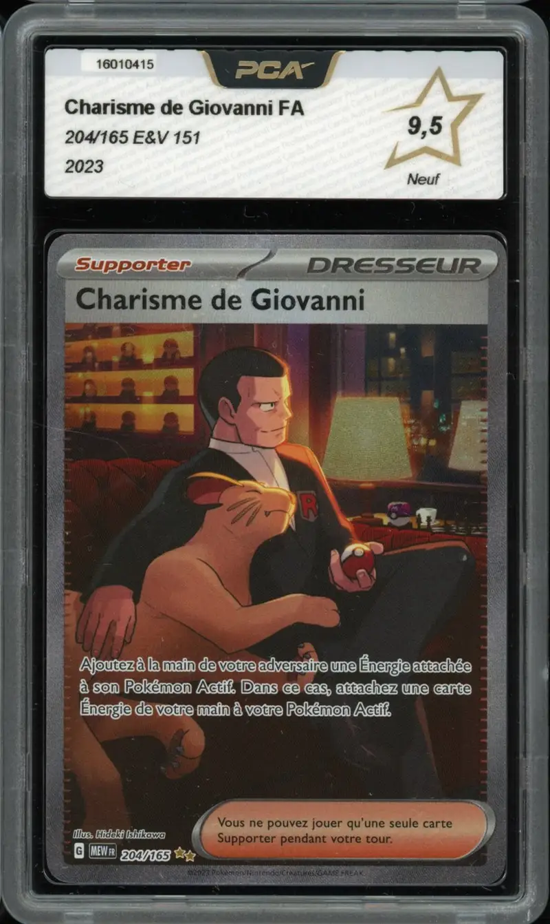 PCA 9.5 Charisme de Giovanni
