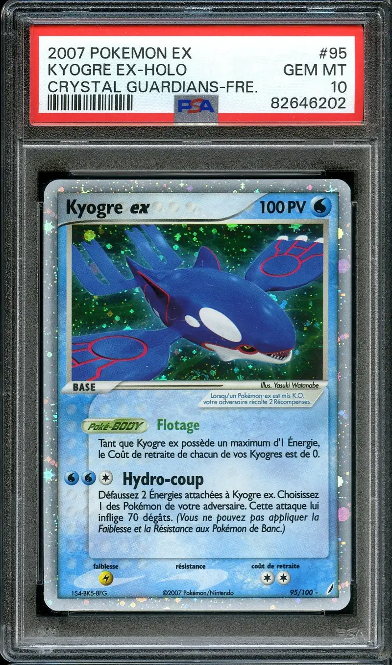 PSA 10 Kyogre Ex