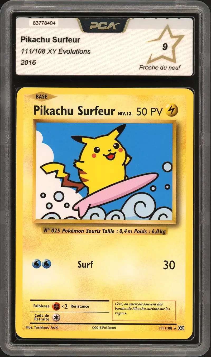 PCA 9 Pikachu Surfeur