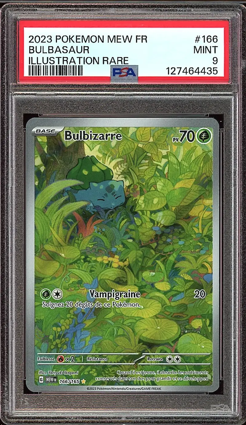 PSA 9 Bulbizarre